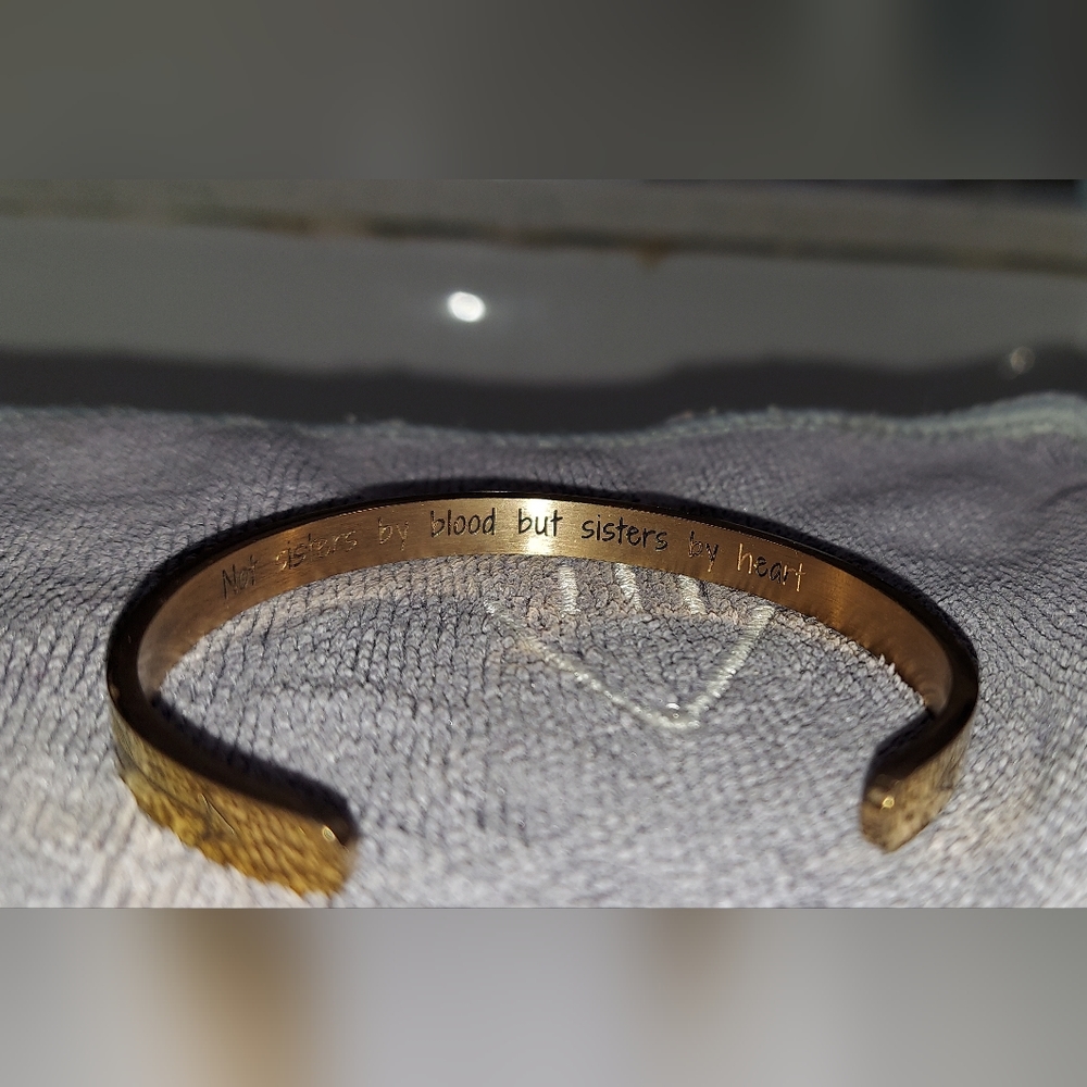 Gold Plated Arrow Cuff Adjustable Bangle Bracelet… - image 7